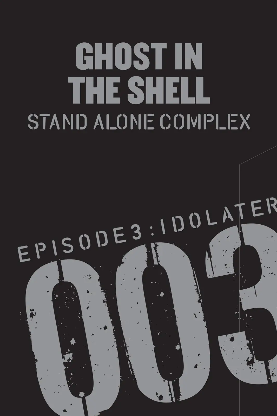 Read Ghost in the Shell Stand Alone Complex EN Manga Online