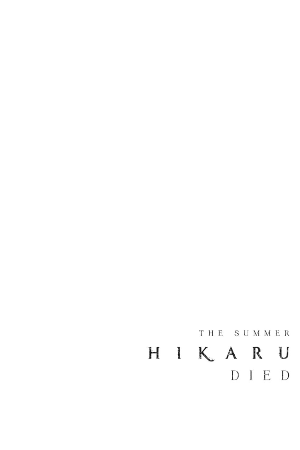 Read Hikaru ga Shinda Natsu EN Manga Online