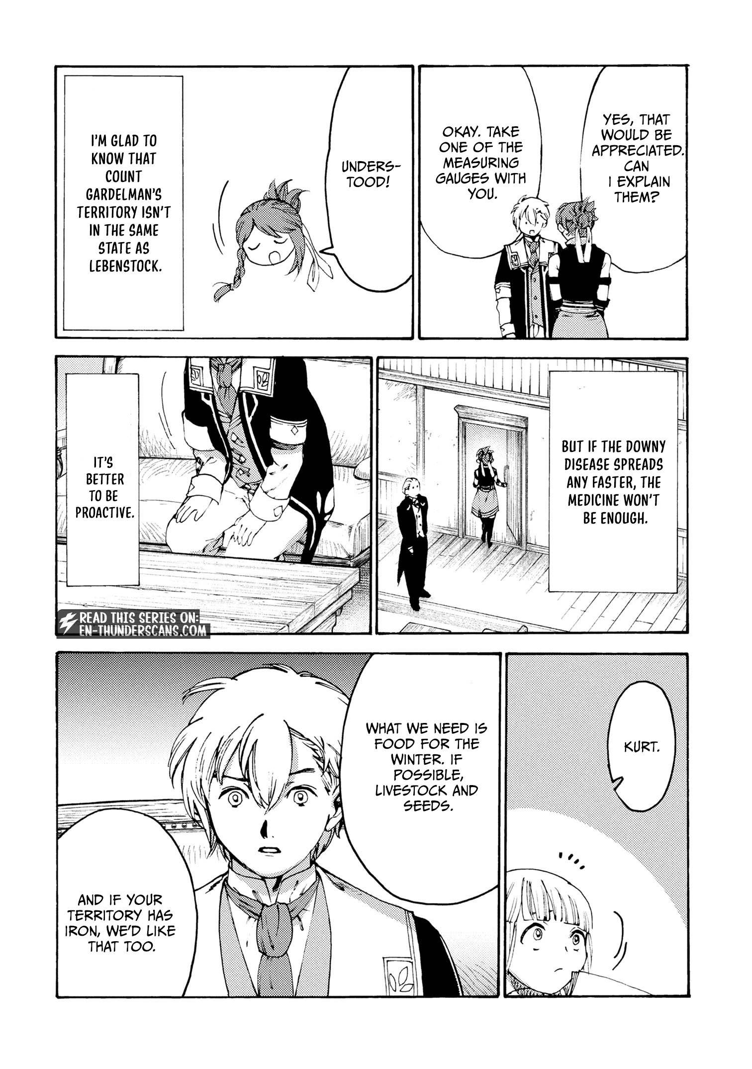 Read Tsuihou Sareta Tensei Koushaku wa, Henkyou de Nonbiri to Hatake o Tagaya Shita Katta EN Manga Online