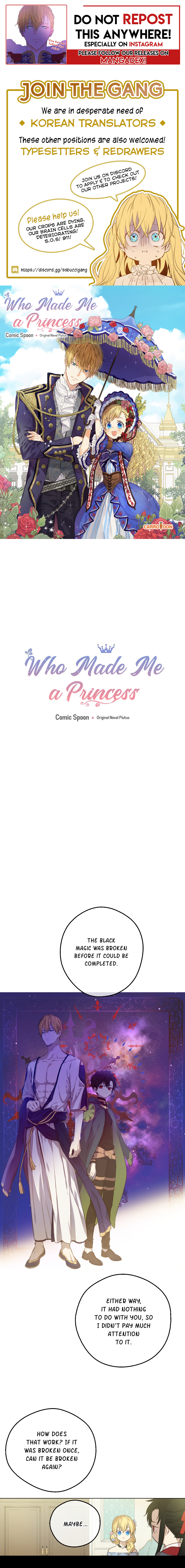 Read Who Made Me A Princess EN Manga Online